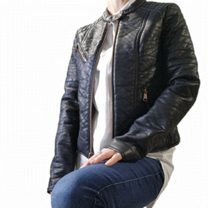 Moto jacket Vegan leather Black color MARC N.Y ANDREW MARC